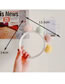 Fashion Color Mixing Stuffed Ball Hit Color Wide-brimmed Headband