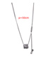 Fashion Silver Color Stainless Steel Geometric Necklace