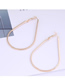 Fashion Silver Color Drop-shaped Alloy Hollow Earrings