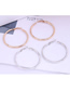 Fashion Silver Color Spring Round Alloy Ear Studs
