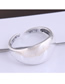 Fashion Silver Glossy Geometric Alloy Open Ring