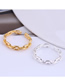 Fashion Golden Chain Alloy Open Ring