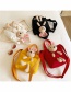Fashion Yellow Doll Rabbit Canvas Childrens One-shoulder Messenger Bag