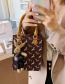 Fashion Pu Printed Lacquered Contrasting One-shoulder Crossbody Bag