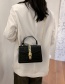 Fashion Pu Chain Belt Buckle Flap One Shoulder Messenger Bag