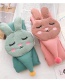 Fashion Little Rabbit [dark Green] 1 To 8 Years Old Bunny Striped Strawberry Childrens Thick Warm Cotton And Linen Scarf