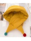 Fashion Bunny [yellow] 1-8 Years Old Bunny Striped Strawberry Childrens Thick Warm Cotton And Linen Scarf