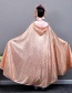 Fashion Fish Sequin Cloak Tether Strap Childrens Mesh Cloak Hooded Cloak Crown Magic Wand