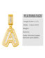 Fashion Z Gold Copper Gold-plated Thick Chain With Diamond Letter Necklace Pendant