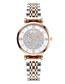 Fashion Golden Quartz Watch With Diamond Gypsophila Dial