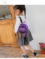 Fashion White Jelly Letter Print Kids Backpack