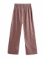 Fashion Color Printed Geometric Loose Wide-leg Pants