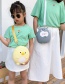 Fashion Cream Color Baby Chicken Animal Silicone Childrens Backpack