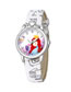 Fashion White Little Princess Pattern Belt Table Set Diamond Anglo Watch