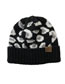 Fashion Claret Letter Logo Leopard Pattern Knitted Curled Beanie