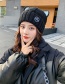 Fashion Red Double Layer Plus Velvet Padded Knitted Cat Ears Woolen Hat