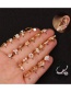 Fashion Snowflake Rose Gold Rose Gold Ear Bone Piercing Micro-inlaid Zircon Small Ear Buckle Earrings