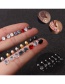 Fashion Jinhong (3mm) 3-claw Stainless Steel Screw Inlaid Zircon Geometric Earrings (1 Price)