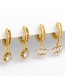 Fashion Water Drop Crown Drop-shaped Micro-set Zircon Earrings