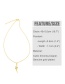 Fashion White Diamond Snake-shaped Gold-plated Necklace With Diamonds
