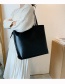Fashion Brown Large Capacity Solid Color Picture Mother Shoulder Bag
