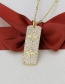 Fashion Gold Coloren Turnbuckle Geometric Six-pointed Star Pendant Necklace