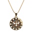 Fashion Tortoise Box Chain Necklace Tortoise Dove Diamond Hollow Pendant Necklace