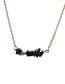 Fashion Grey Stone Stone Hanging Type Gold-plated Necklace