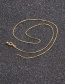 Fashion Half-faced O Child Chain Gold Color Micro-inlaid Zircon Dragon Half Face Pendant Necklace