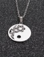 Fashion Stainless Steel Chain Rigid Color Gossip 3 Stainless Steel Chain Hollow Geometric Necklace