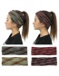 Fashion Black Flowers Mohair Tie-dye Top Knitted Headband