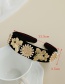 Fashion Gold Color Fabric Alloy Pearl Butterfly Headband