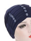 Fashion Mint Green Crystal Linen Discount Order Flower Head Scarf Hat