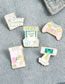 Fashion Game Console Pink Cat Game Machine Dripping Oil Geometric Alloy Brooch