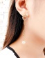 Fashion Golden Color Tassel And Diamond Geometric Alloy Earrings