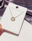 Fashion Alloy Plated Micro-inlaid Zircon Natural Shell Small Sun Necklace