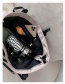 Fashion Black Large-capacity Stitching Nylon Canvas Shoulder Bag