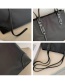 Fashion Gray Brown Waterproof Oxford Cloth Solid Color Stitching Shoulder Bag