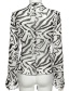 Fashion White Lace-up Cardigan Long Sleeve Slim T-shirt