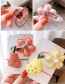 Fashion Pink Flower Hairpin + Yali Hair Rope Flower Fabric Alloy Childrens Hairpin Hair Rope