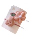 Fashion Pink Flower Hairpin + Yali Hair Rope Flower Fabric Alloy Childrens Hairpin Hair Rope