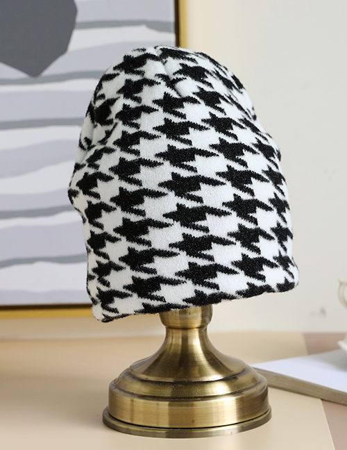 Fashion Lattice Knitted Geometric Pattern Hat