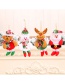 Fashion Snowman Doll Hit Color Elk Old Man Christmas Tree Pendant