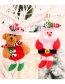 Fashion Snowman Doll Hit Color Elk Old Man Christmas Tree Pendant