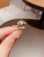 Fashion Platinum Plated Micro-set Zircon Snake-shaped Open Ring