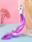 Fashion Unicorn Mix Butterfly Animal Contrast Color Childrens Wig Braids