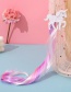 Fashion Unicorn Bow Butterfly Animal Contrast Color Childrens Wig Braids