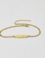 Fashion Gold Color-libra Stainless Steel Twelve Constellation Letter Anklet