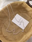 Fashion White Pearl Beaded Extension Chain