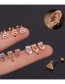 Fashion Silver Color Color2# Inlaid Zircon Hat Shape Screw Stainless Steel Geometric Stud Earrings